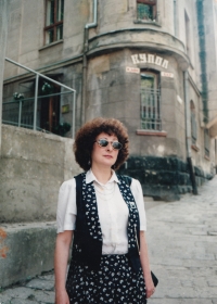 Adele Dianova in Lviv, 1990s