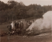 Dědeček František Udržal v Topolčiankách s T. G. Masarykem, 1929