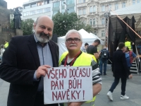 S Tomášem Halíkem, cca 2019