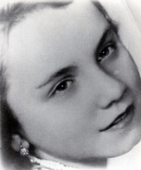 Jiřina Lukešová, kolem roku 1950