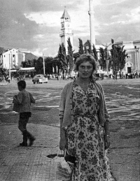 Nuri Sallaku's girlfriend Vlasta Faltys / Tirana / 1959