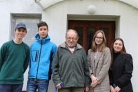 Ladislav Gavlas with the team of the Stories of Our Neighbours project (2022)