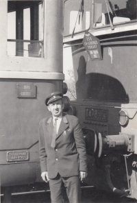 Father of Hana Horodyska (née Lhotska) Jaroslav Lhotsky, 1970s