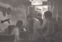 Svoz řepy, concert at Ludek del Maschio's barn, Most, 1986