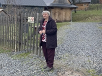 Marie Vařáková at the Vařákovy Paseky Museum, 2023