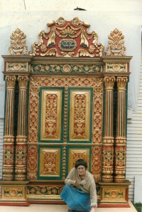 Completed restoration - altar for the Jewish Museum in Berkeley (USA), 1987