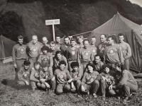 Ladislav Žák's mother was an avid sportswoman, pictured here in the first row, the first woman at left