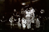 Hudba Praha at Rockfest in the then Palace of Culture, second from left Michal Ambrož, 1988