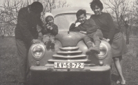 Family photo of the Vaňata family, 1968