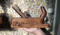 The jack plane of František Stehlík's father, who used to work as a carpenter