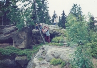 With family in the Lačnovské skály