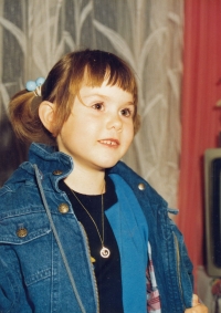 Jana Podlipná, sister of Jiří Podlipný, just before 1989