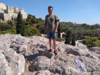 Jiří Podlipný at the Athenian Acropolis, 2020