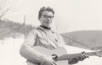 Miloš Winkler v době gymnaziálních studií, 1968 