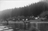 Camping when boating, circa 1970s