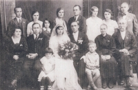 Wedding of parents, 1930s, Volyň