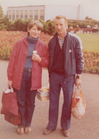 Manželé Matějkovi na výletě, 80. léta 20. století