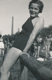 Gisela Rieseder, cca 1955