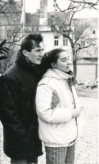 Natália and Alexander, Prague, 1991.