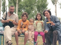 Kozlov family on a trip to Mariupol, 2007.