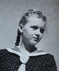 Vlastimila Pešková, 8 let, 1949