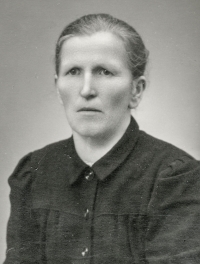 Mother Anna Kořená, née Stanovská, ca. 1943