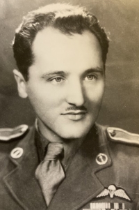 Major Josef Otisk po válce (1945)