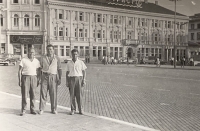 Pavel Raniak (right) visiting Varna, Bulgaria in 1962