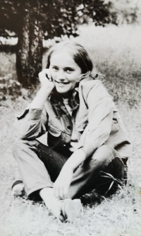 Tereza Boučková at the age of fourteen