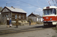 Kontrasty, staré a nové... Barnaul, Sibiř, SSSR, 1973