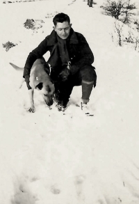 Maurice David z Paříže, první velká láska a přítel pamětnice, Bamberk, zima 1944