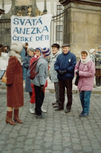 Oslavy svatořečení Anežky České, Praha, 1989