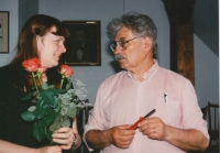 Marie Blažková a Ludvík Vaculík 1990