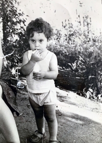 Pavlo Kozlenko as a child, 1972