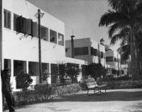 Baťa town, residential houses, Batanagar, India, late 1940s.