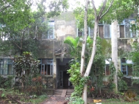 Ruins of a residential house built by Czechoslovaks in the 1930s, Batanagar, India, as built in 2021