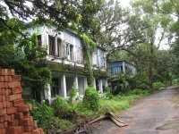 Ruins of a residential house built by Czechoslovaks in the 1930s, Batanagar, India, as built in 2021