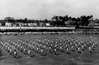 Sports festival, Batanagar, India, probably 1940s.