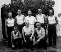 Physical Education Union founded by Bata's employees, father of the witness in the middle bottom row, Batanagar, India