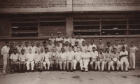 Employees of the Baťa factory, Batanagar, India