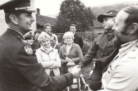 Bob Obdržálek (vpravo), Kašava 1984