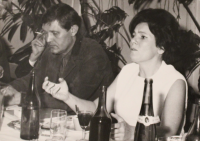 Karel Kostroun a Vlasta Chramostová, 1968