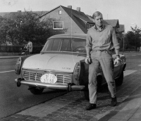 In front of the house of my then emigrating uncle, Bamberg, Germany, 1969