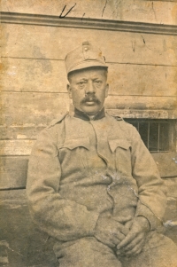 Igor Froněk's Czech grandfather during the First World War