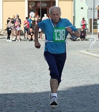 Alois Bílek při závodu Dětřichovský memoriál, Moravská Třebová, 2019