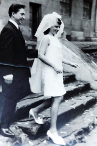 Parents' wedding, 1968