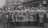 The last Sokol meeting before the communist government took over - the assembly place for the parade through Prague - 1948