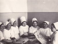 Grandmother Maria, a nurse in the neurological department, 1968