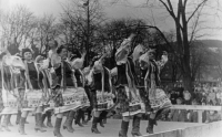 Ruský soubor na oslavách 1. Máje v Šumperku, 1959