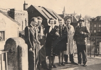 Father of the witness at Circus Kludský, Luxembourg, October 1944